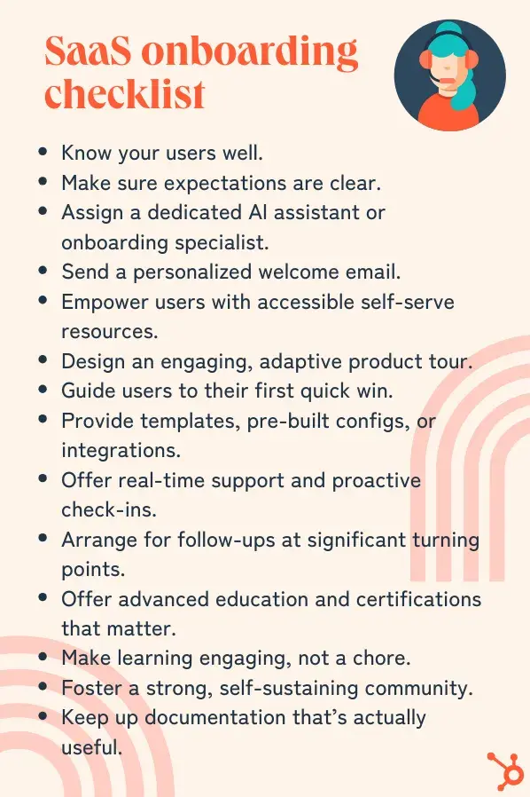 saas onboarding checklist
