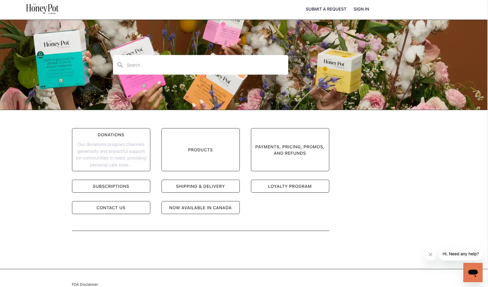 faq page examples, honeypot