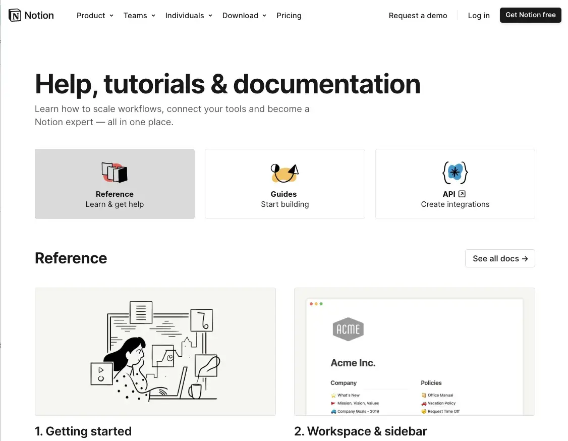 notion knowledge base example