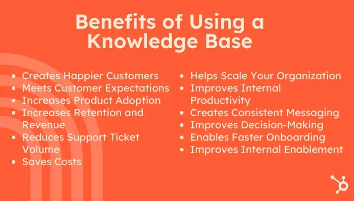 benefits of using a knowledge base