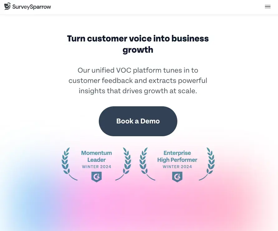 surveysparrow free survey maker