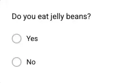 example of a yes/no question