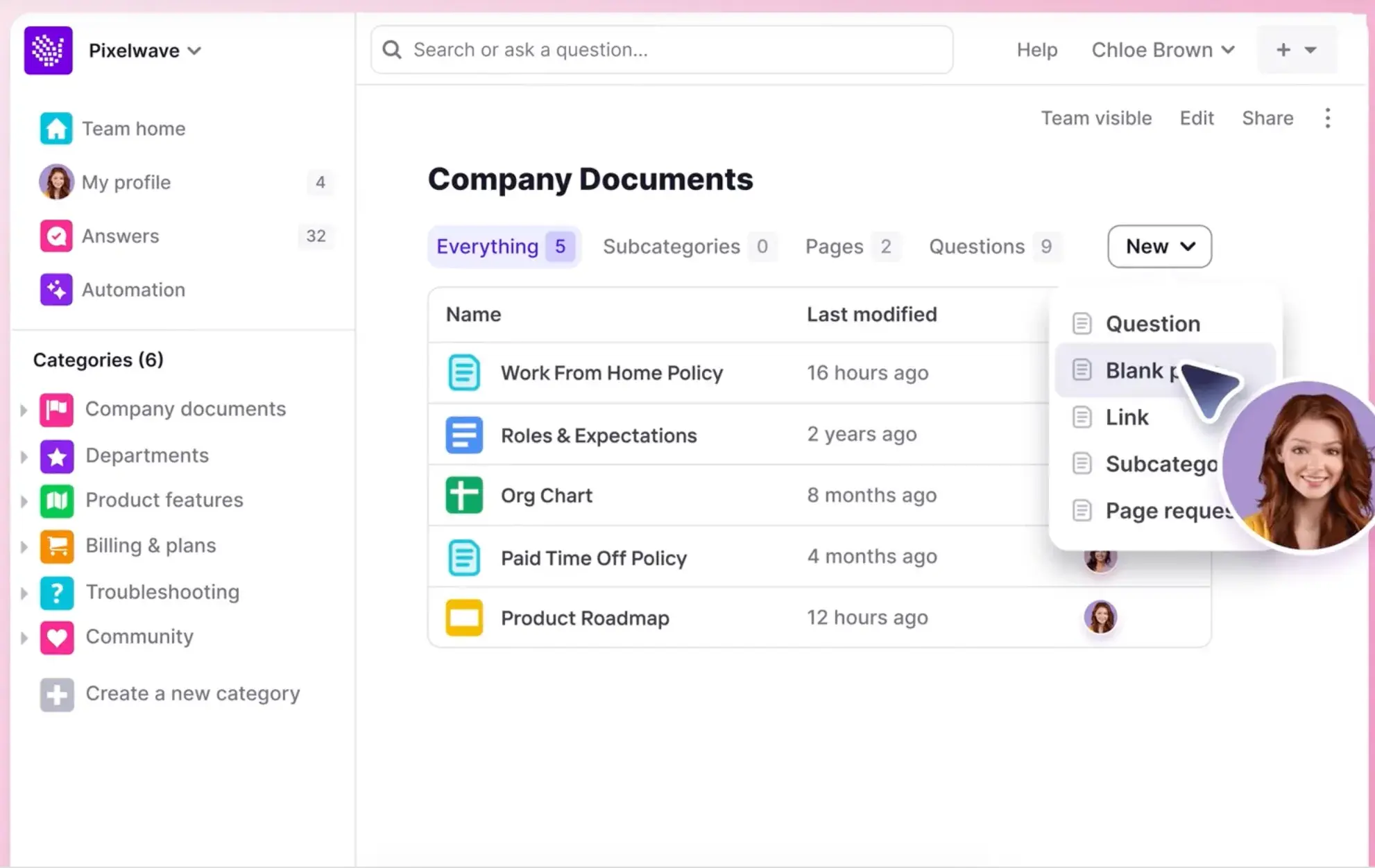 knowledge base softwares, tettrahttps://tettra.com/