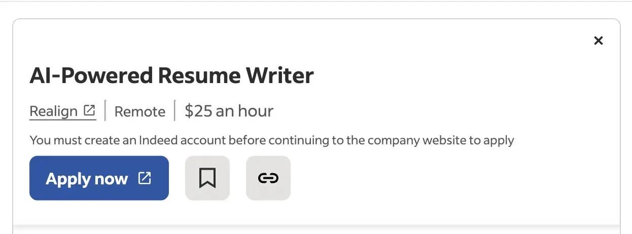 ai writer job description