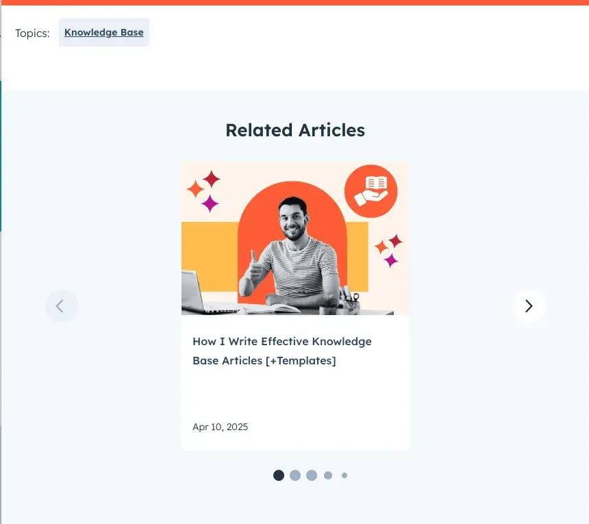 topic cluster example hubspot