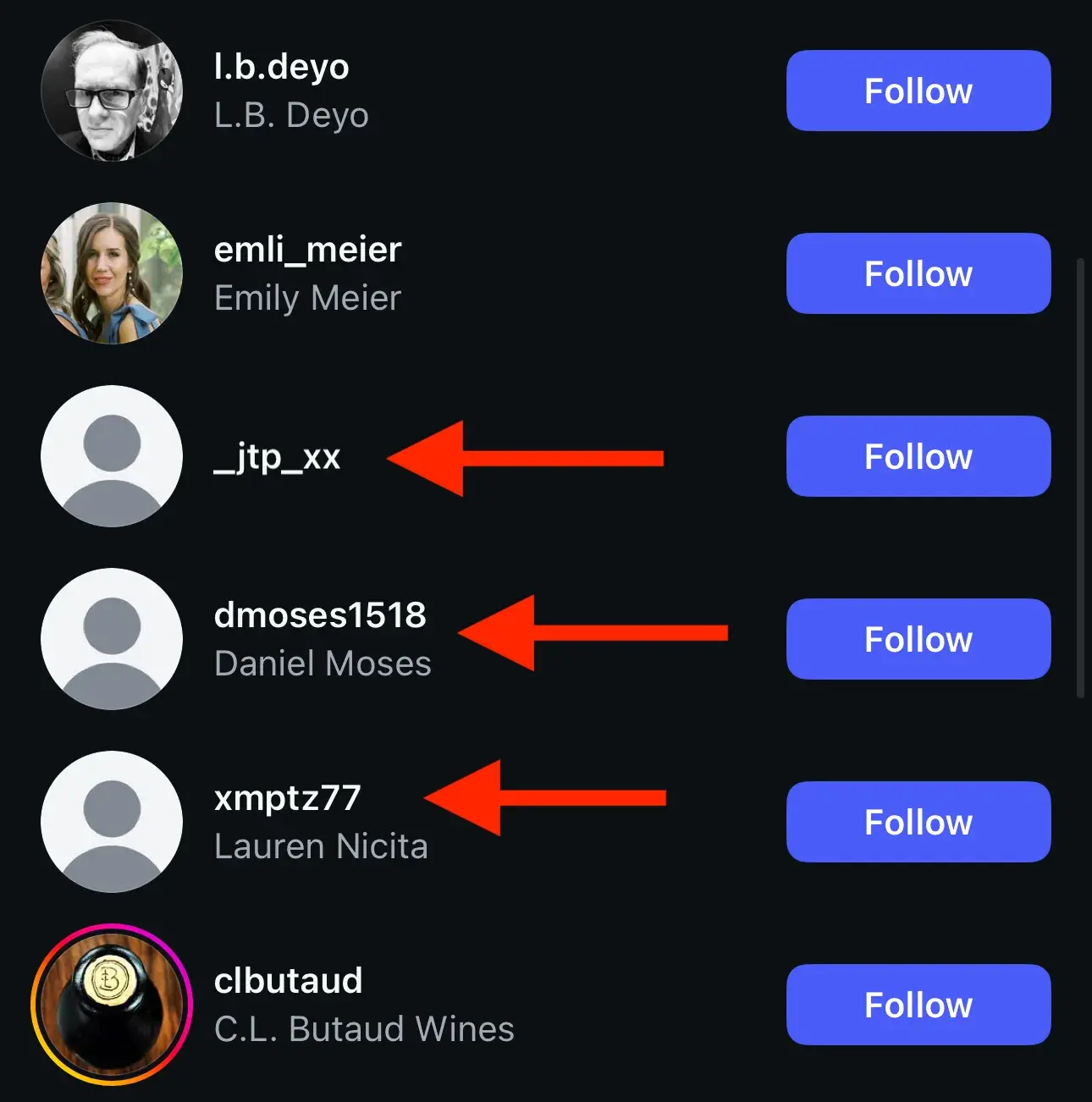 fake instagram followers typically don’t have profile pictures, posts, or any followers.