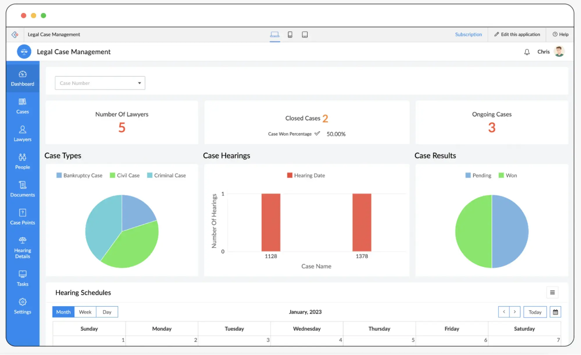 a screenshot of zoho’s CRM user interface