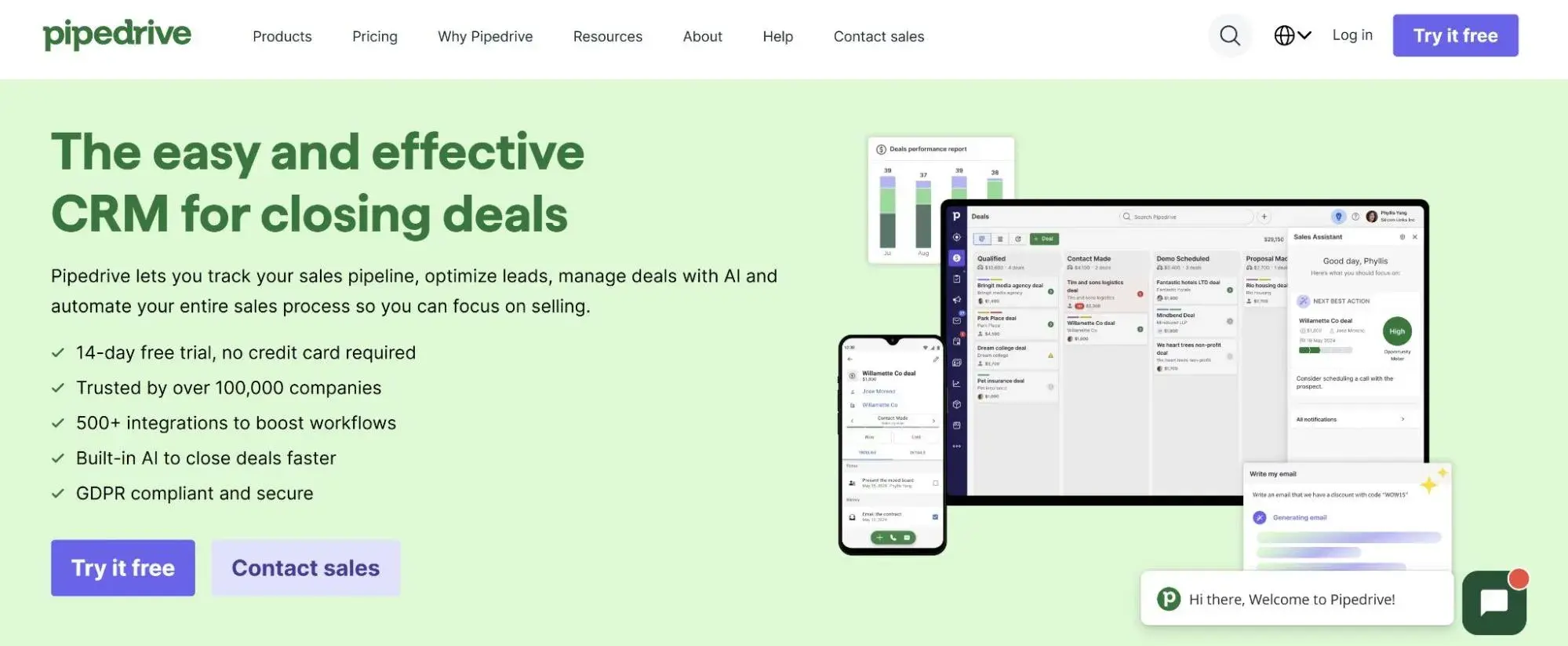 pipedrive; crms for event management