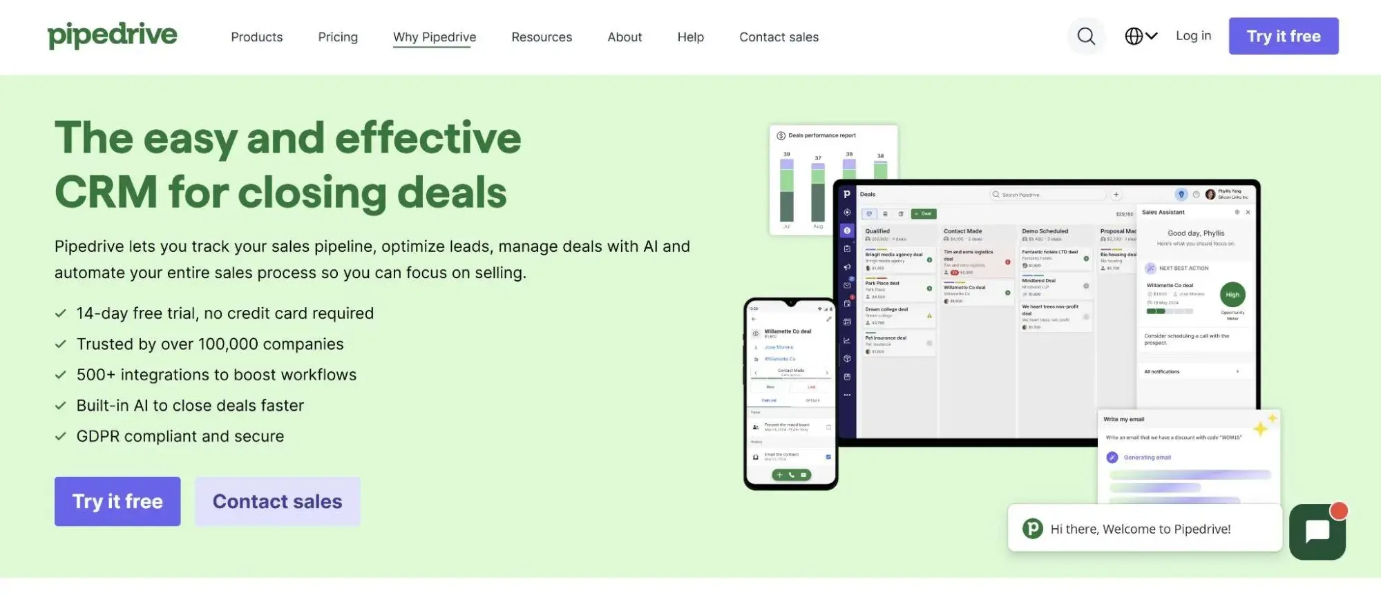 pipedrive; crms for government