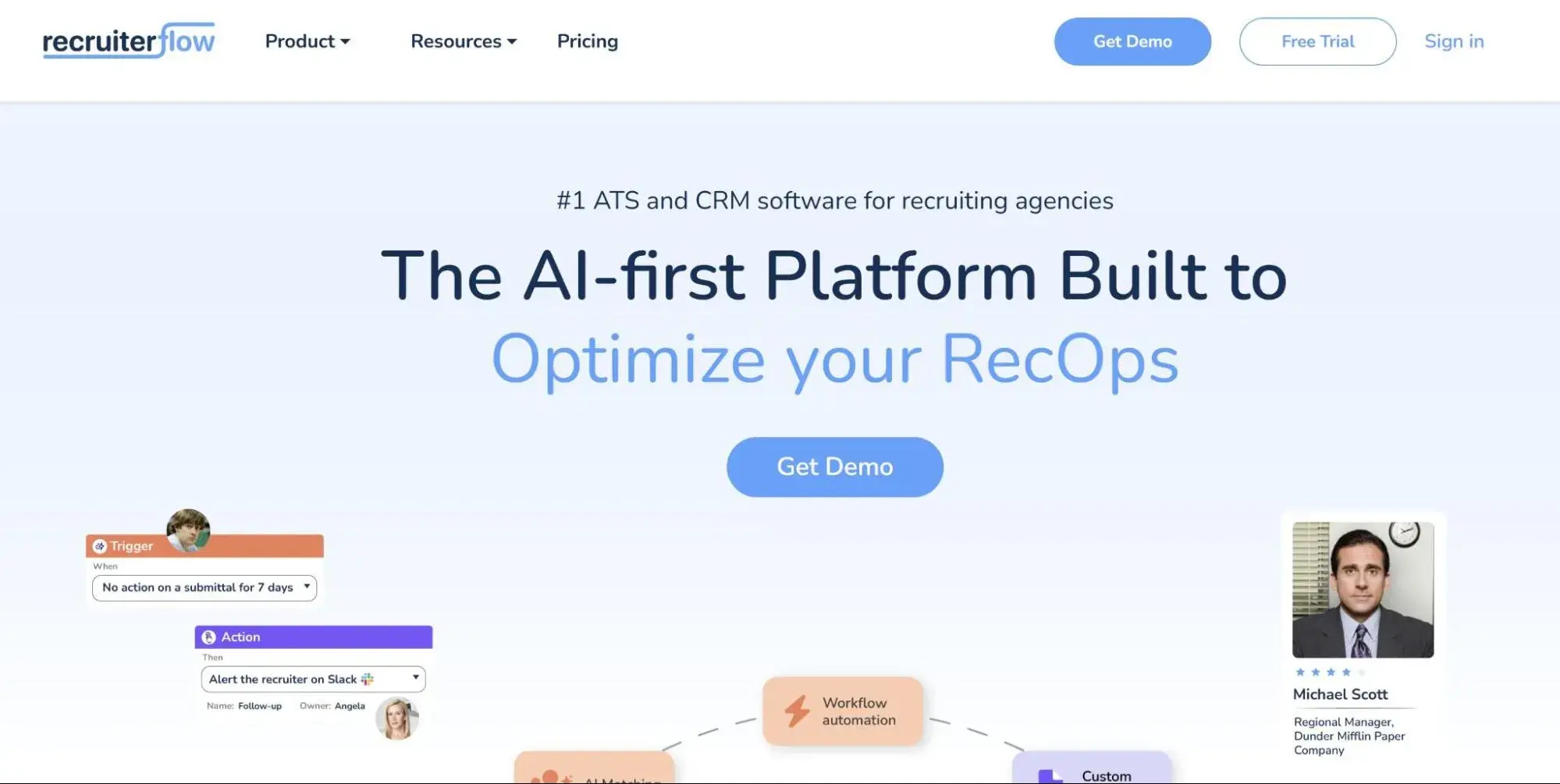 recruiterflow; crms for staffing