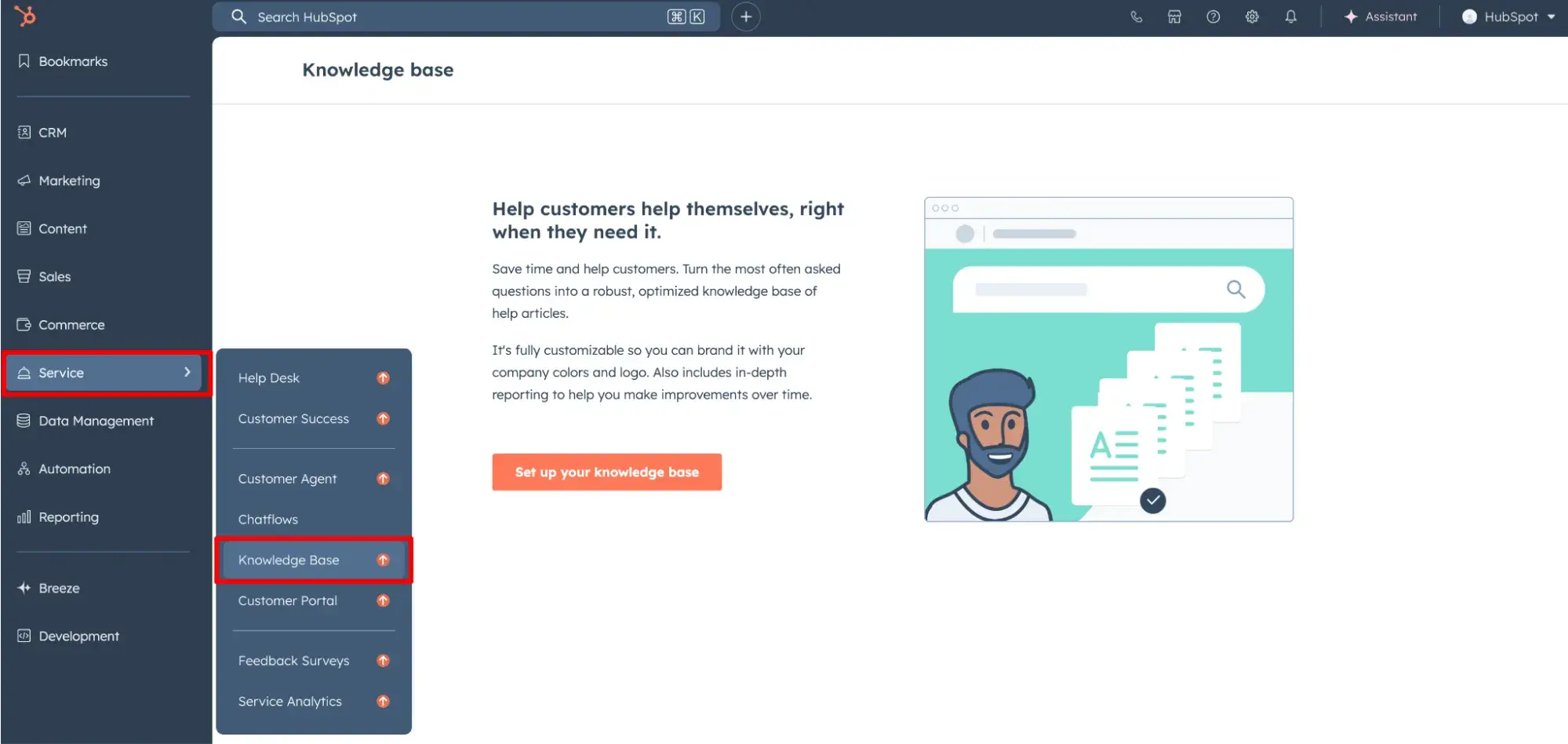 hubspot knowledge base software