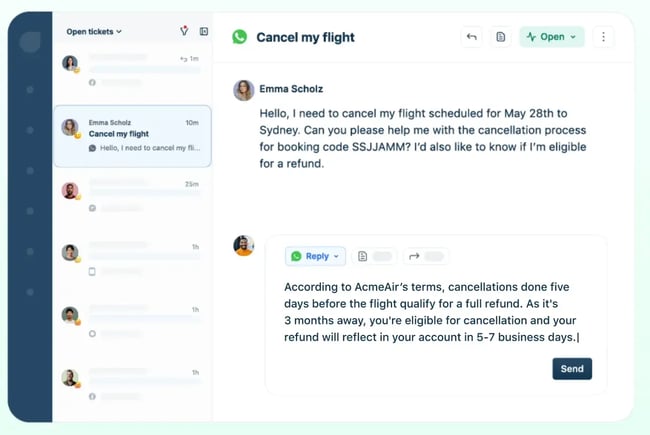 Freshdesk cloud customer service software