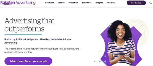 best affiliate programs — rakuten advertising affiliate network homepage for performance-based publisher partnerships