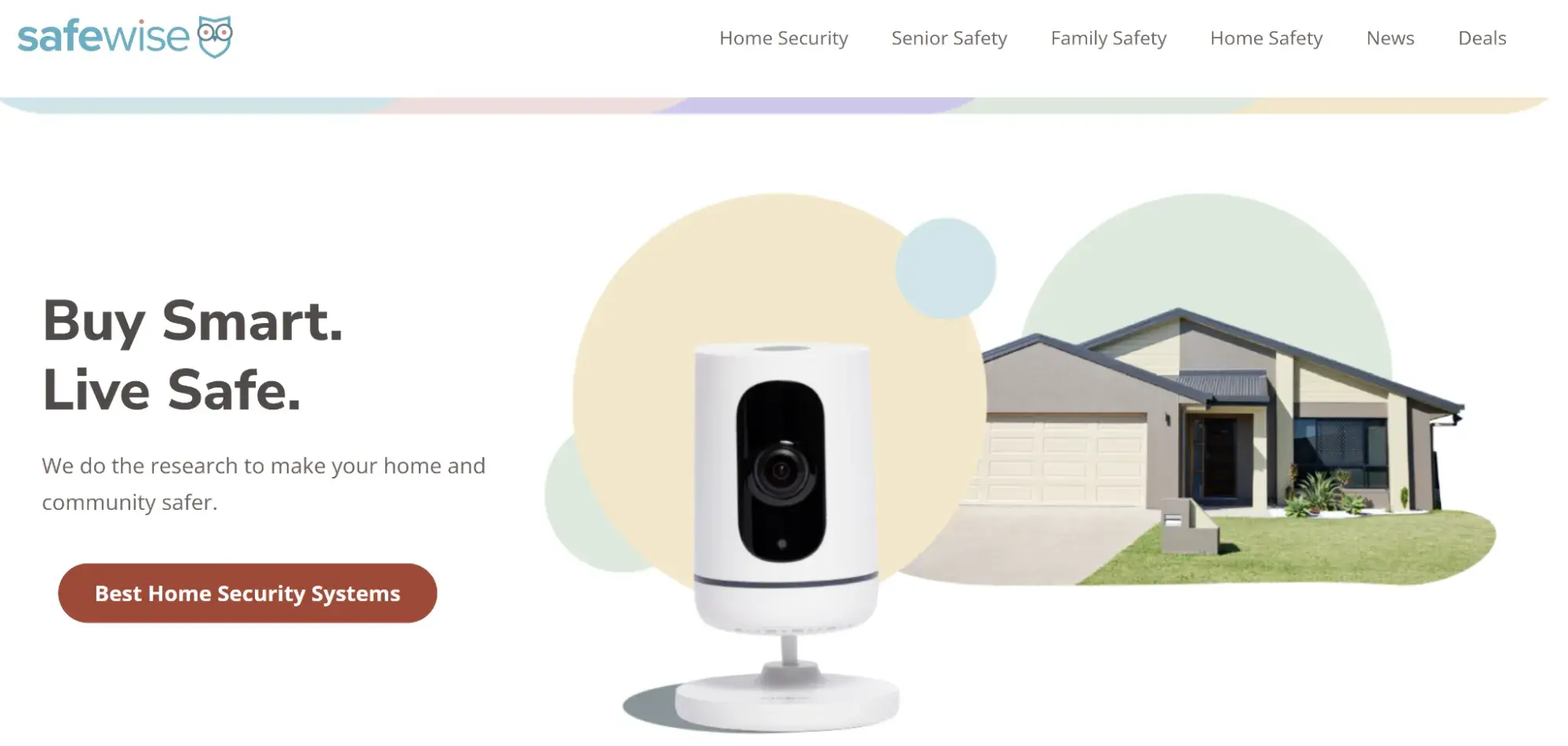 best affiliate programs example — safewise home security affiliate review site with expert product recommendations