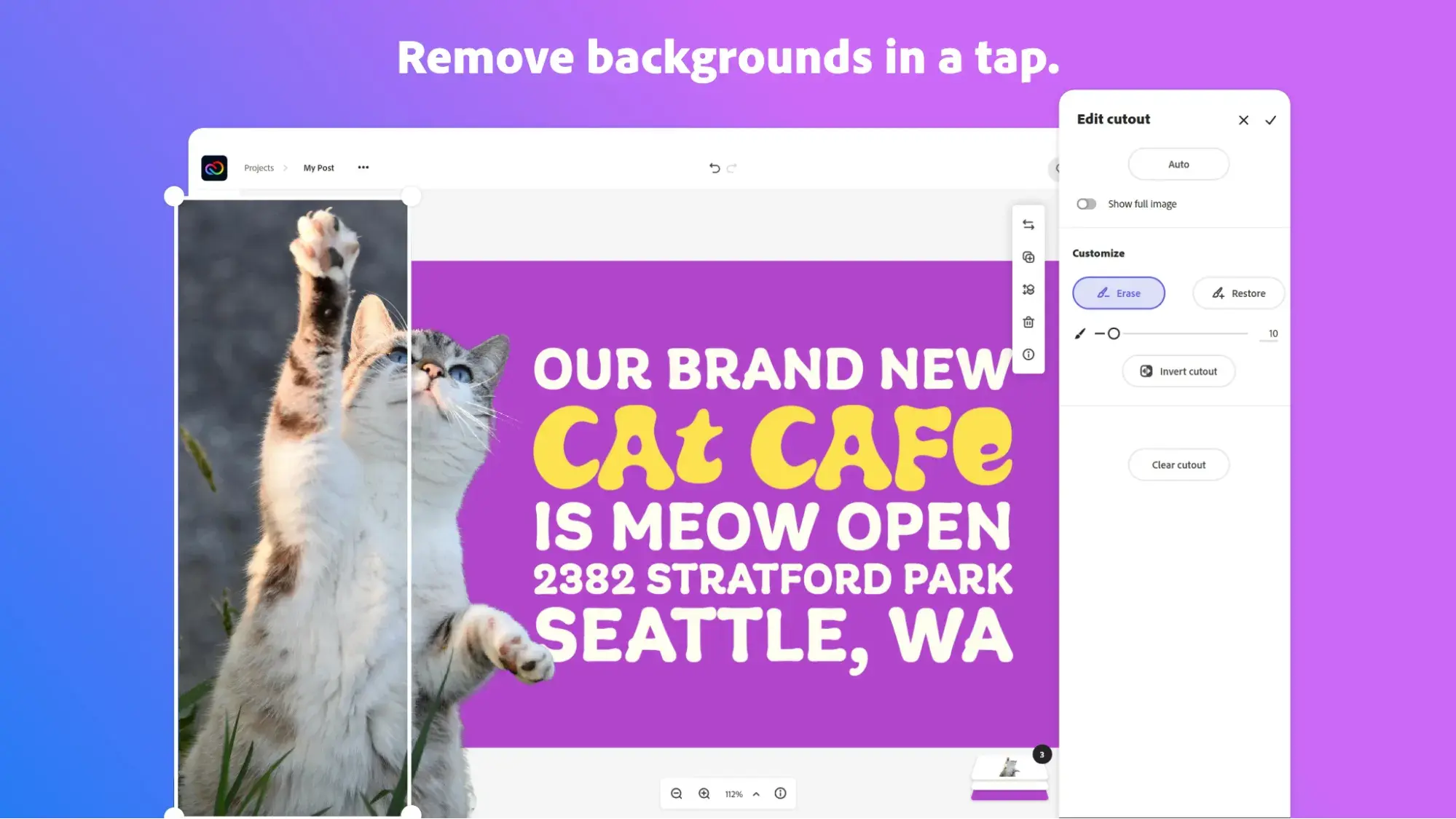 content marketing tools, adobe express for visual content creation