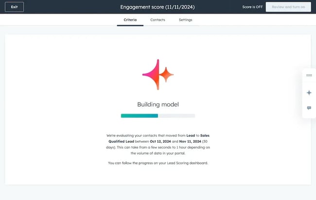workflow automation software hubspot engagement score dashboard